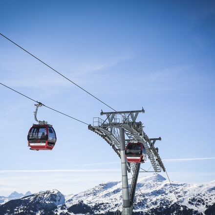 Gondelbahn Rothorn im Skigebiet Arosa Lenzerheide